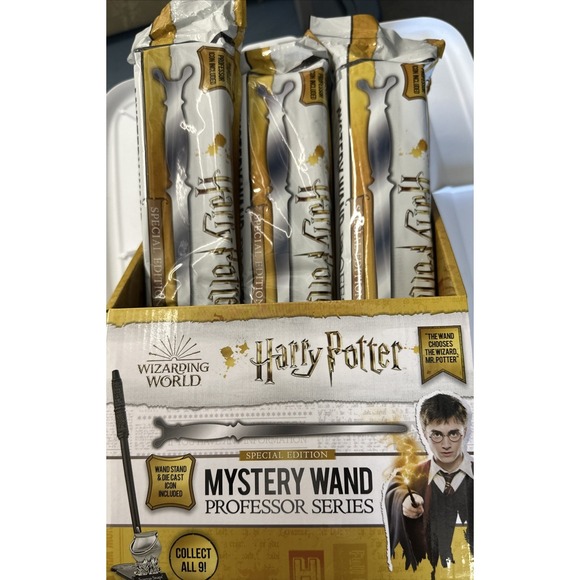 Wizarding World Other - Harry Potter Death Eater Special Edition Mystery Wand Lot of 6 w/ Display New